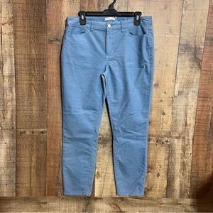PETER MILLAR WOMENS PANTS CORDUROY BLUE SZ 10 SEE PICTURES FOR WEAR